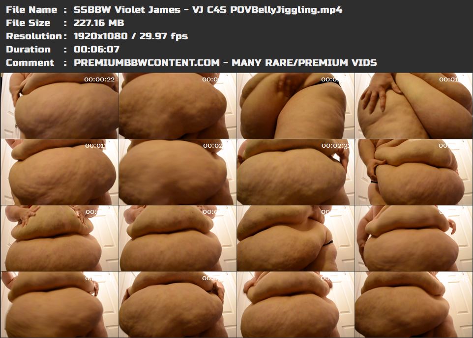 SSBBW Violet James - VJ C4S POVBellyJiggling thumbnails