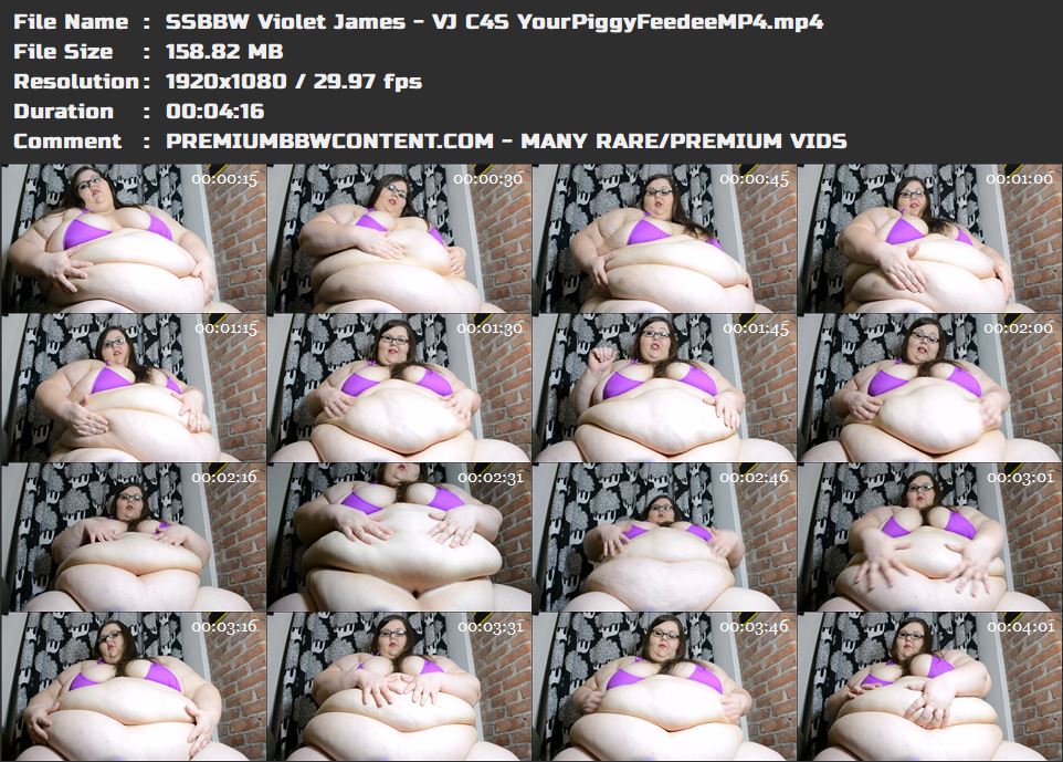 SSBBW Violet James - VJ C4S YourPiggyFeedeeMP4 thumbnails